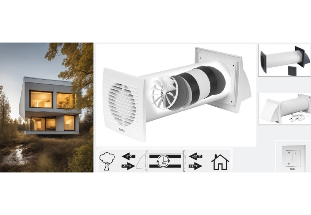 Sienas Rekuperatori E-EXTRA series EER Sienas Rekuperatori E-EXTRA series EER