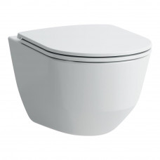 Laufen pods ar SC Slim vāku Pro Rimless, stiprināms pie sienas, 360 x 530 mm, balts