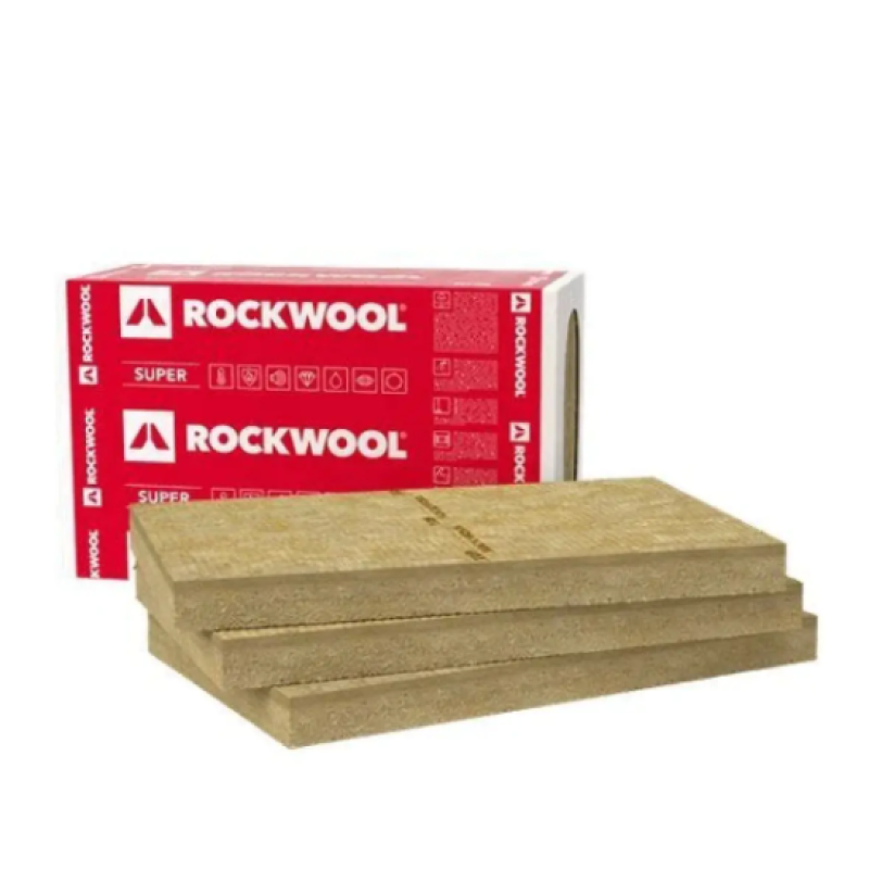 Rockwool Frontrock Super Akmens vates plāksnes fasādei 250x600x1000mm, iepak. 0.6m2 16 iepak.