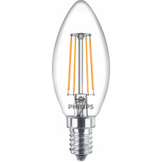 Philips Spuldze Philips LED Classic 4.3W (40W) 8718699763077, 470lm, B35, E14, WW, CL ND - gab.