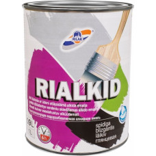 Rilak Ūdenī šķīstoša alkīda emalja RILAK RIALKID Spīdīga C-Bāze (Tonējamā krāsa) 0.9L - gab