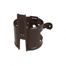 Ruukki Caurules stiprinājums kokam Ruukki 90 mm, apaļš, ar ķīli, HCG RR32 - gab