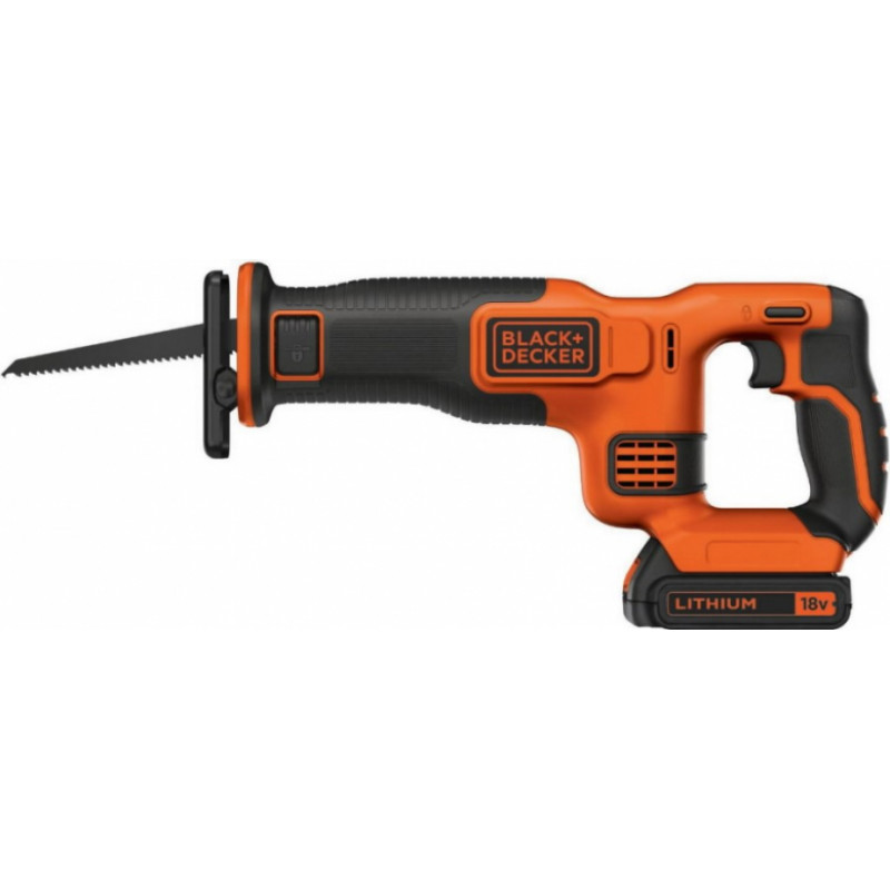 B&D Akumulatora zobenzāģis Black+Decker BDCR18 / 18V / 1,5 Ah - gab.