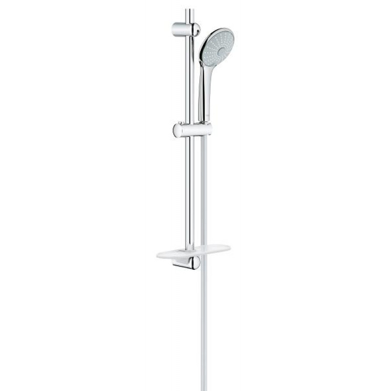 Grohe Euphoria 110 Massage Rokas dušas komplekts, 3 režīmi, 600mm sliede, hroms