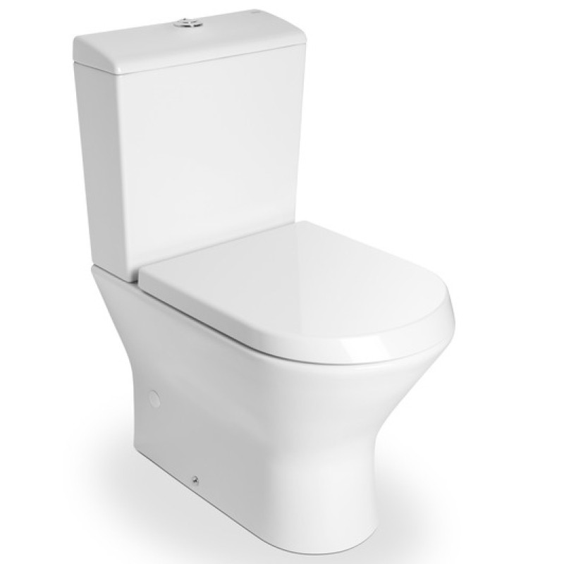 Roca skalojamā kaste Nexo Compact, pievads no apakšas, balta