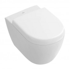 Villeroy & Boch pods Subway 2.0 Compact Rimless, stiprināms pie sienas, 355x480 mm, SupraFix, balts