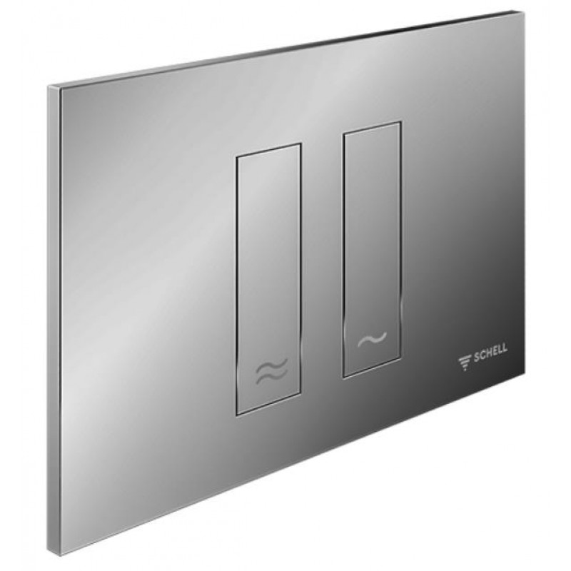 Schell taustiņš Montus Tower duo, 230x150 mm, matt chrome