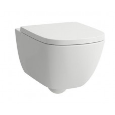 Laufen pods ar QR/SC vāku Palomba Rimless, stiprināms pie sienas, 360x540 mm, balts