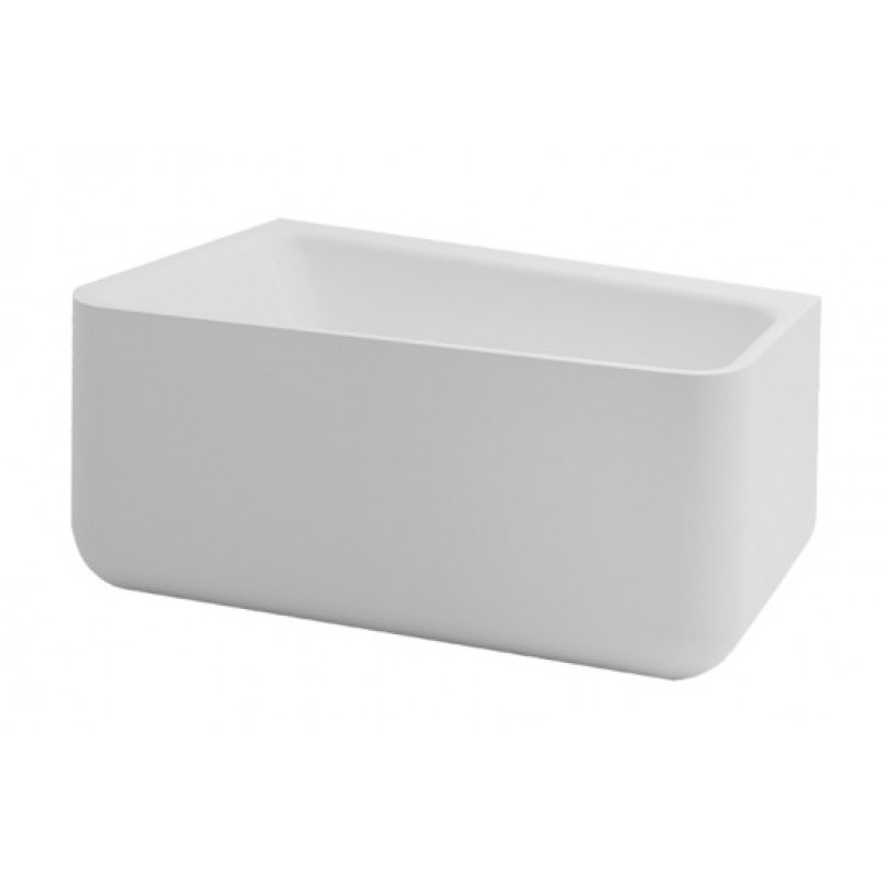Balteco vanna Gamma, 1490x850/620 mm, matēta balta akmens masas