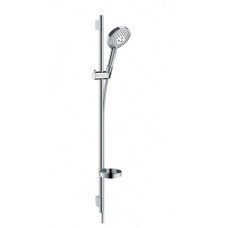 Hansgrohe rokas dušas komplekts Raindance Select S 120 3jet P Unica`S Puro, 900 mm, ar ziepju trauku, hroms