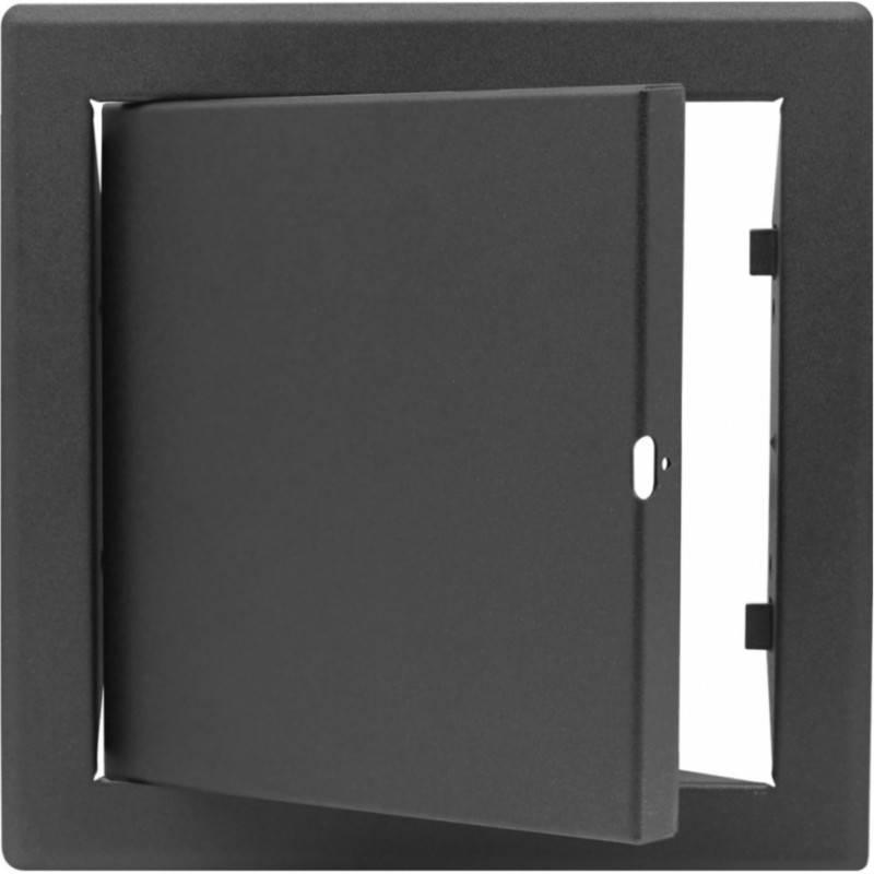 Europlast revīzijas lūka iekšdarbiem metāla, 150x150mm, antracīts