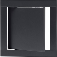Europlast revīzijas lūka plastmasas, 150x150mm, antracīts
