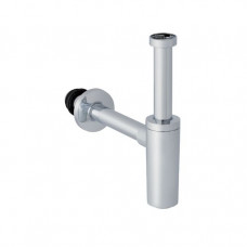 Geberit Izlietnes pudeļsifons, plastmasas, 1.1/4collas x 32mm, hromēts