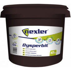 Nexler Bituma-kaučuka mastika 10kg Nexler Dysperbit uz ūdens bāzes