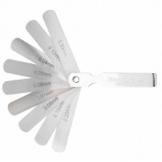 Hogert Vārstu spraugu mērītājs, 0.04-0.3mm (9gab.) HOGERT