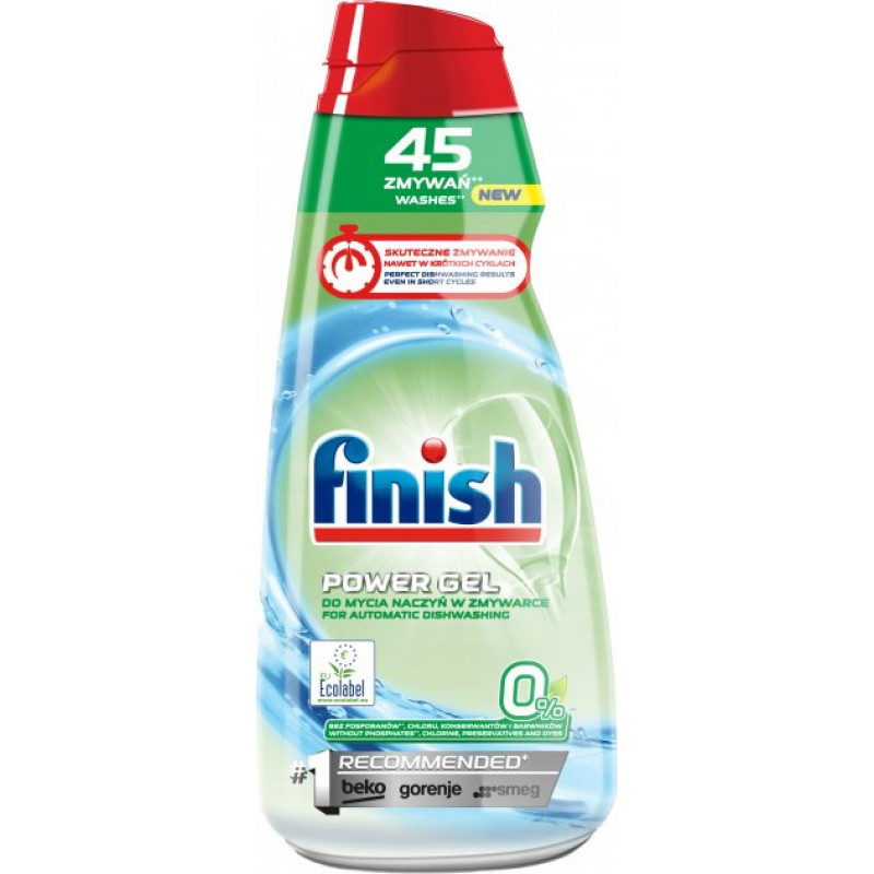 Finish Želeja trauku mazgāšanas mašīnām FINISH ECO 900ml - gab