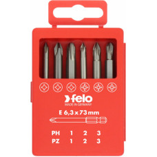 Felo Uzgaļu komplekts FELO Bit Box (PH-PZ 73mm) 6 gab. - gab.