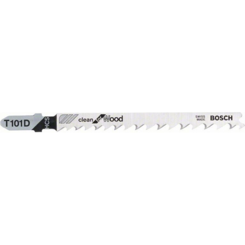 Bosch Figūrzāģa asmeni Bosch T 101 D Clean for Wood 3 gab. - iep.