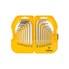 Topex Hex un Torx atslēgu komplekts TOPEX 35D952 18 gab. - gab