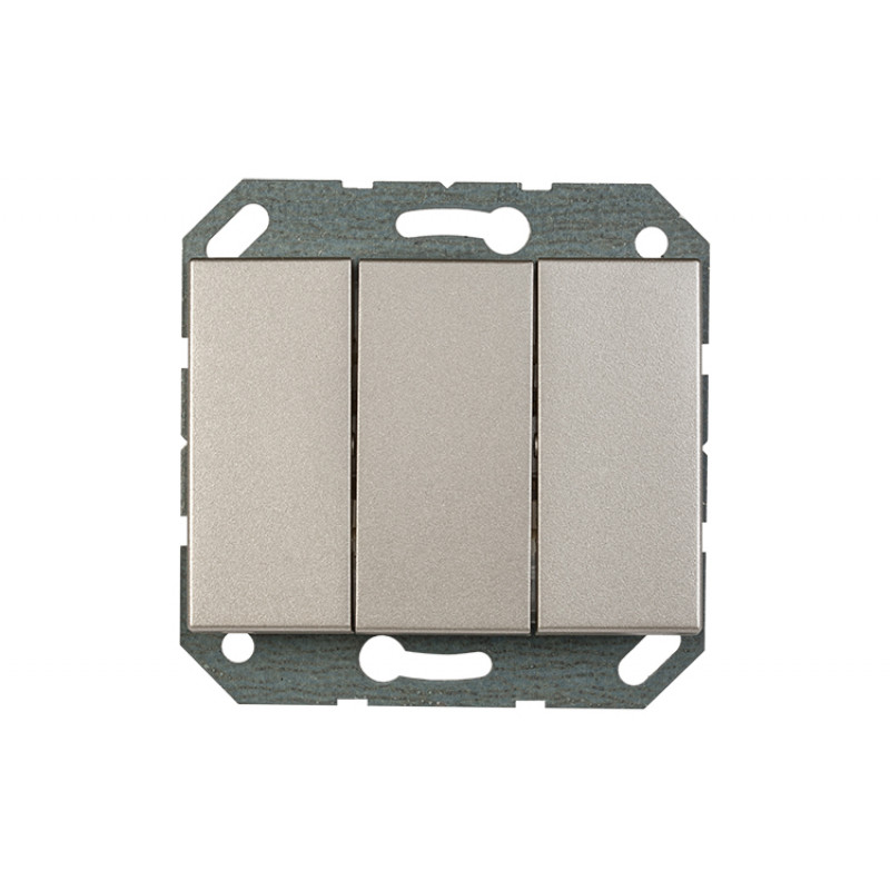 Vilma Trīstaustiņu slēdzis Vilma P510-030-02 Sudraba, XP500 - gab
