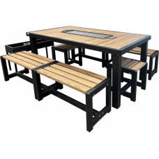 Cits Terases mēbeļu komplekts ar krēsliem un grilu My BBQ Table - gab