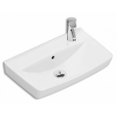 IFO izlietne Spira, 500x310 mm, maisītāja caurums kreisajā pusē, uz kronšteiniem, balta IC
