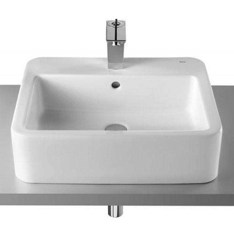 Roca izlietne Element, 550x460 mm, uz virsmas, balta