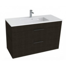 Jika izlietnes un skapīša komplekts Cube, 1000x430 mm, h=607 mm, 2A, dark oak