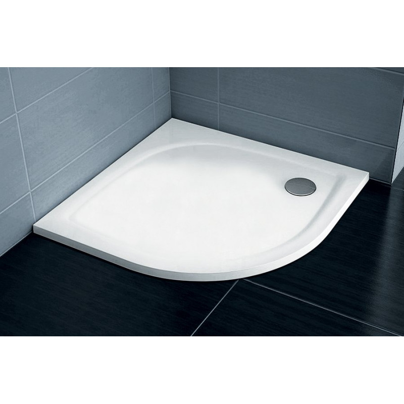 Ravak dušas paliktnis Elipso Pro Flat, 900x900 mm, r=550 mm, balts