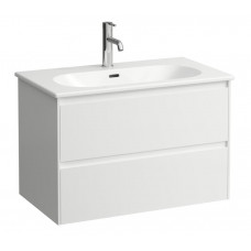 Laufen Lua Izlietnes skapītis ar izlietni, 80x45.5cm, spīdīgs balts