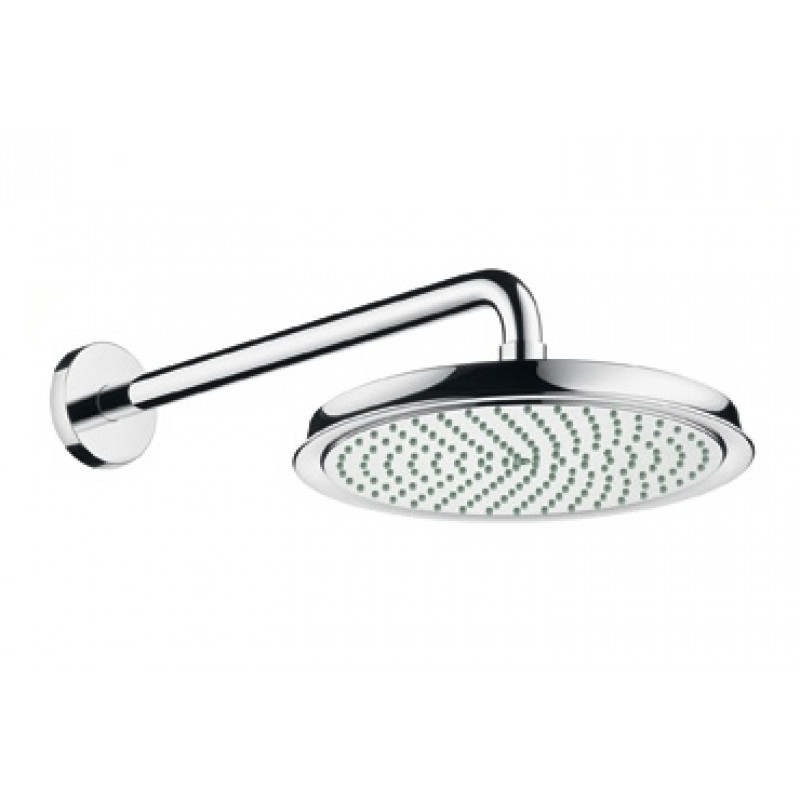 Hansgrohe dušas galva ar turētāju Raindance Classic 240 Air 1jet, no sienas, hroms