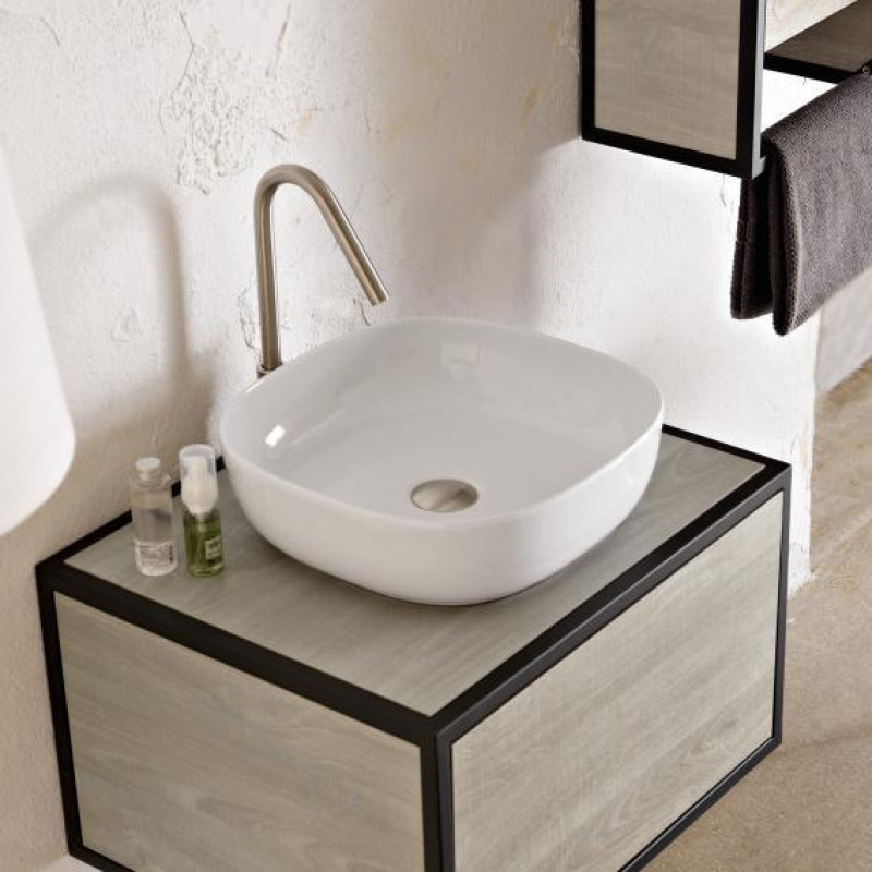 Scarabeo izlietne Glam, 400x400 mm, balta