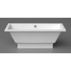 Vispool vanna Nordica, 1695x750 mm, ar sifonu, balta akmens masas