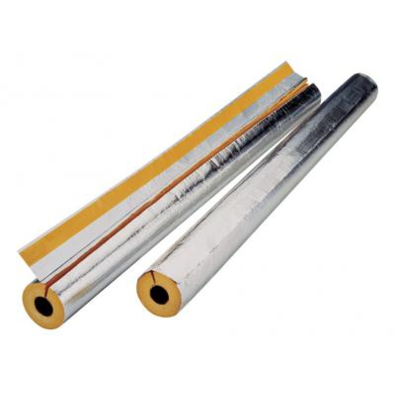 Isover 15/40 Climpipe Section Alu2 stikla vates čaula 1,2m gab, (19.2), ar pašlīmējošu malu(172,8)