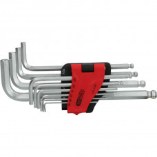 Ks Tools Ball ended hexagon key wrench set, long, 10 pcs, KS Tools