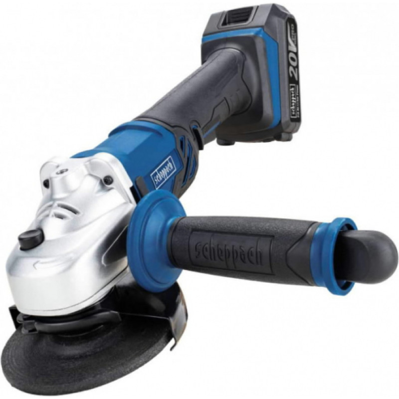 Scheppach Akumulatora leņķa slīpmašīna CAG115-20ProS, 1x2,0 Ah, Scheppach