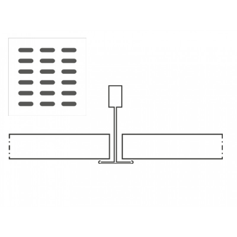 Knauf Danoline Plaza akustiskie, ģipša, piekaramie griesti 12.5x600x600mm, A, S15/S24, T1