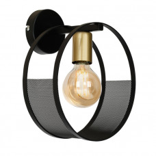 Cits Sienas gaismeklis SINER 075660, 60W, E27, melns/zelts - gab