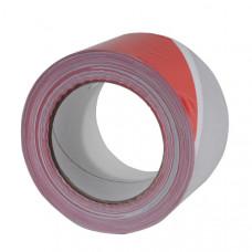 Geko Norobežojošā lente, atstarojoša GEKO 70mm/100m, sarkana/balta - gab