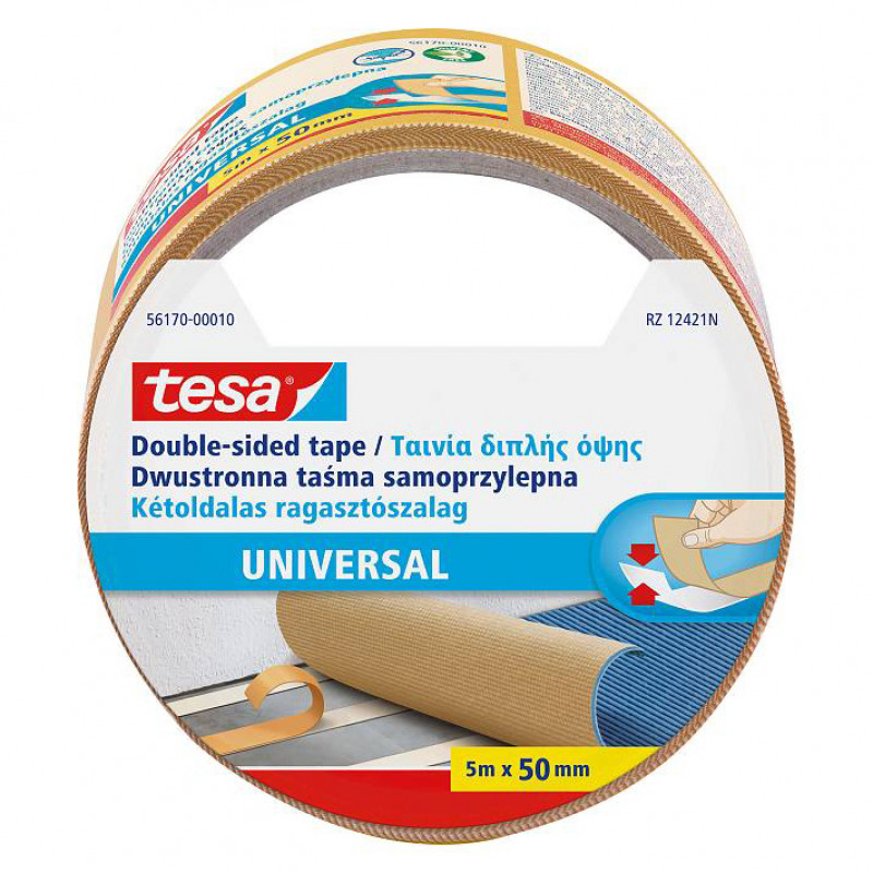 Tesa Divpusējā lente Tesa 56170 UNIVERSAL 5 m/50 mm - gab