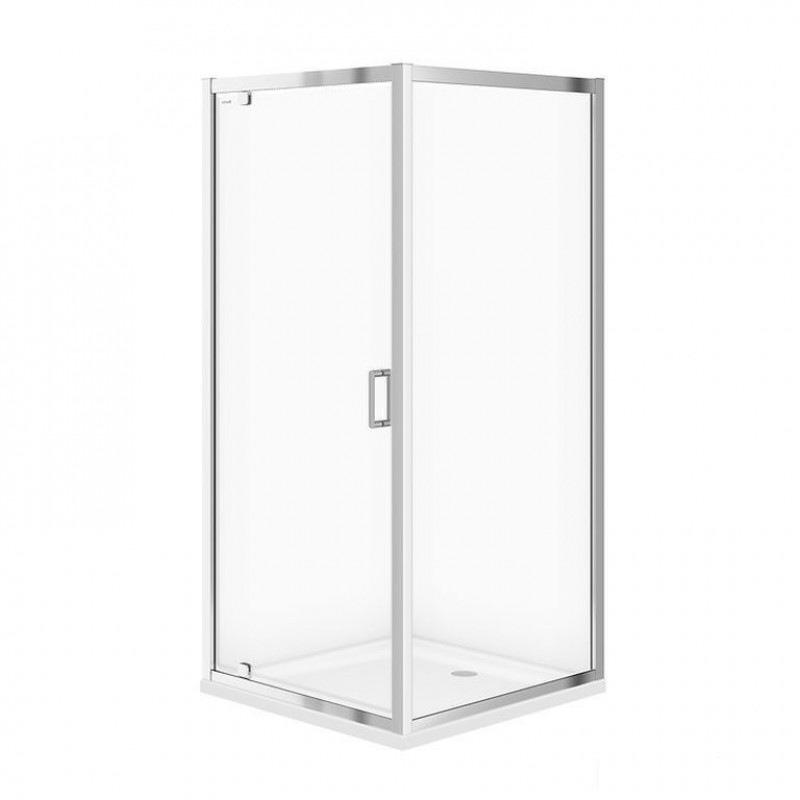 Cersanit Dušas kabīne Cersanit ARTECO PIVOT ar paliktni TAKO 80x80xH194 cm - gab