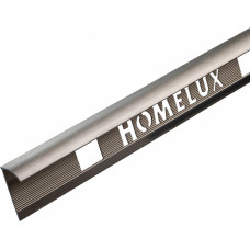 Homelux Alumīnija profils ārējais Homelux, 9 mm/2.5 m, nerūsējošais tērauds - gab