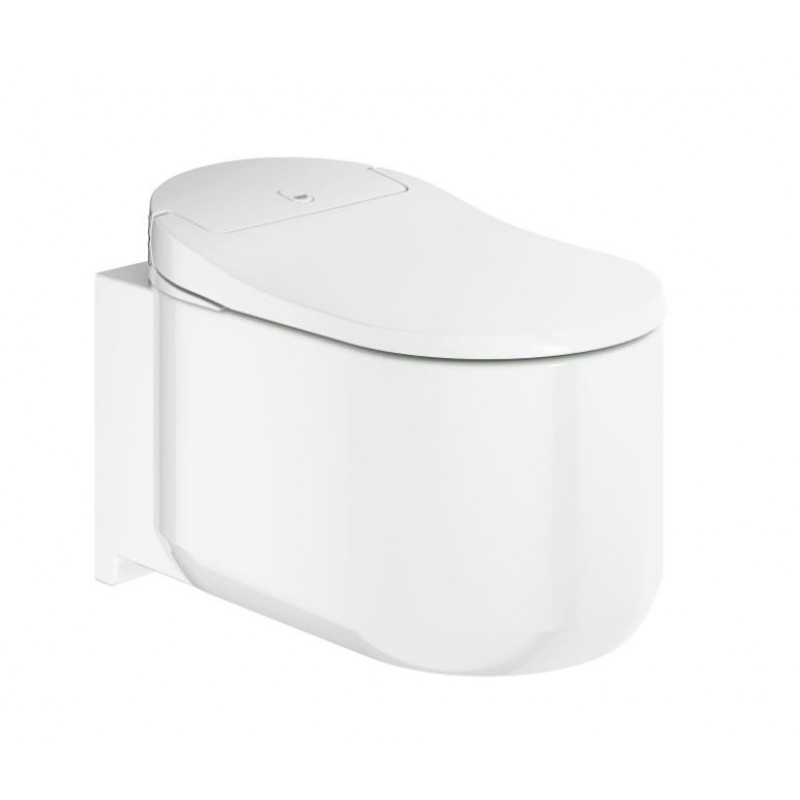 Grohe pods Sensia Pro ar vāku, stiprināms pie sienas, 387x610 mm, ar bidē funkciju, alpin white