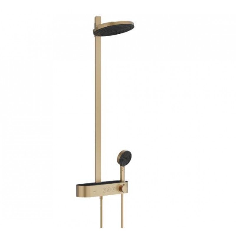 Hansgrohe dušas sistēma Pulsify 260 2 jet ar termostatu ShowerTablet Select 400, brushed bronze