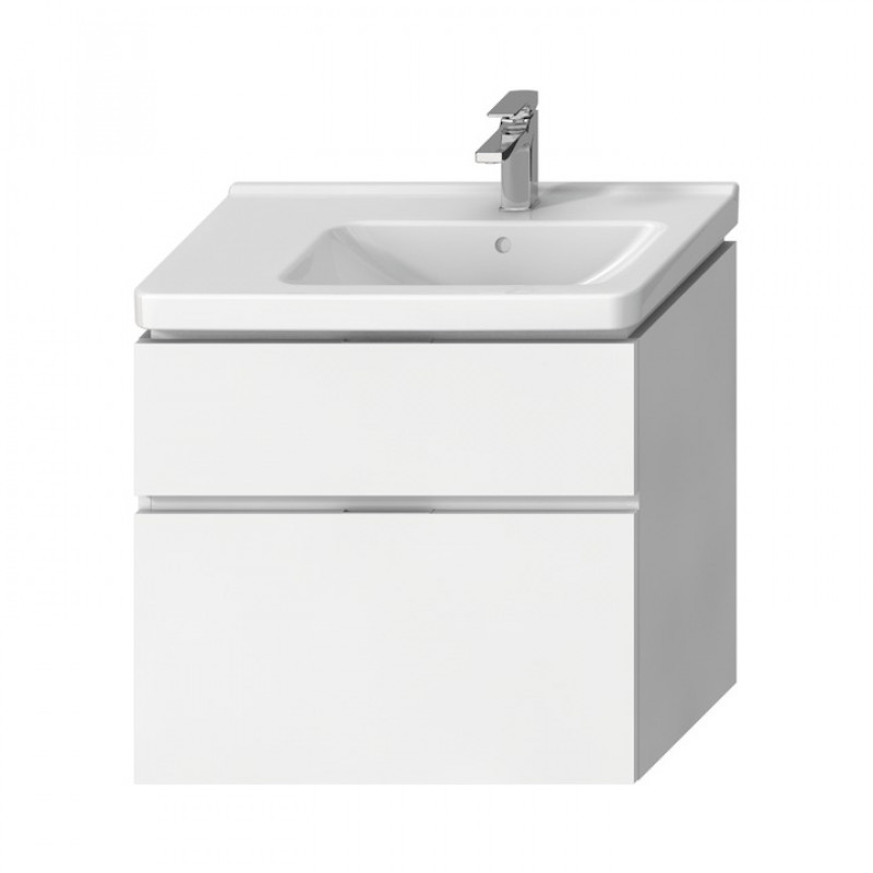 Jika izlietnes skapītis Cubito, 740x467 mm, h=683 mm, 2A, spīdīgi balts