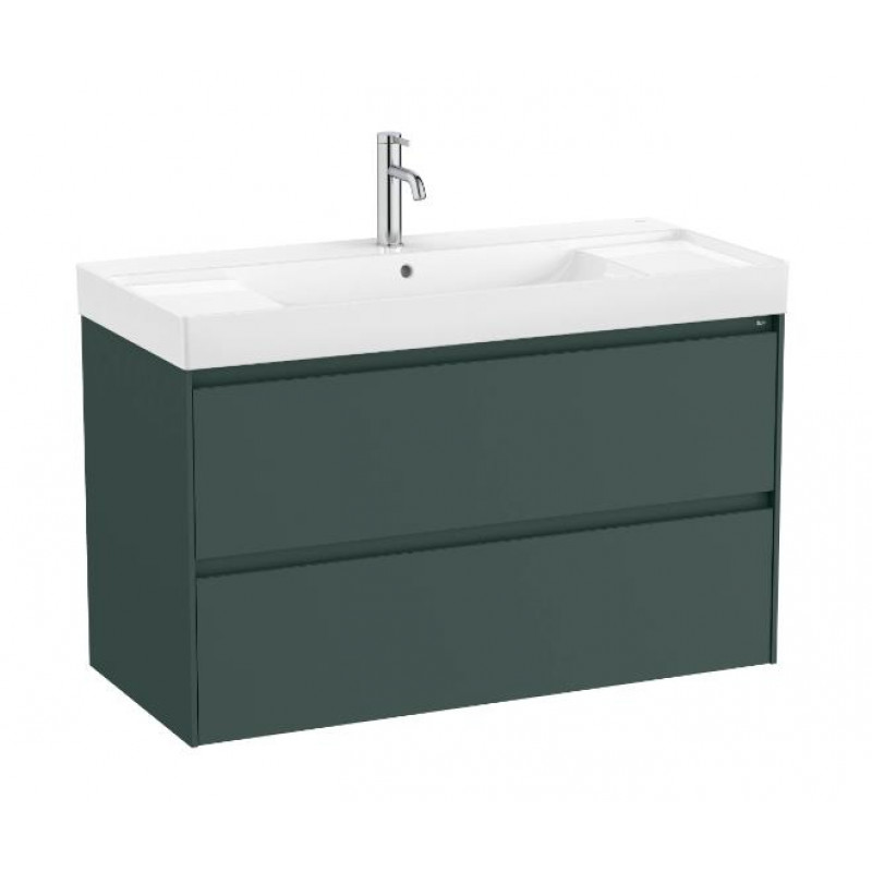 Roca izlietnes un skapīša komplekts Ona, 1000x460 mm, h=645 mm, 2A, highland green