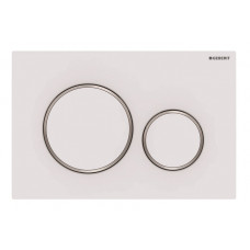 Geberit taustiņš Sigma20 New, 246x164 mm, matēts balts/hroms