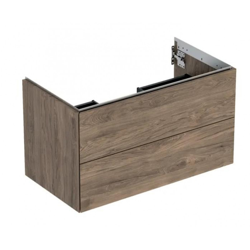 Geberit izlietnes skapītis One, 900x470 mm, h=504 mm, 2A, walnut hickory