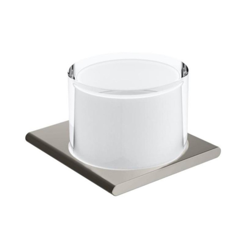 Keuco šķidro ziepju trauks ar turētāju Edition 400, brushed nickel