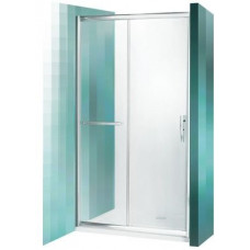 Roth dušas durvis PXD2N, 1400 mm, h=2000, briliants/caurspīdīgs stikls